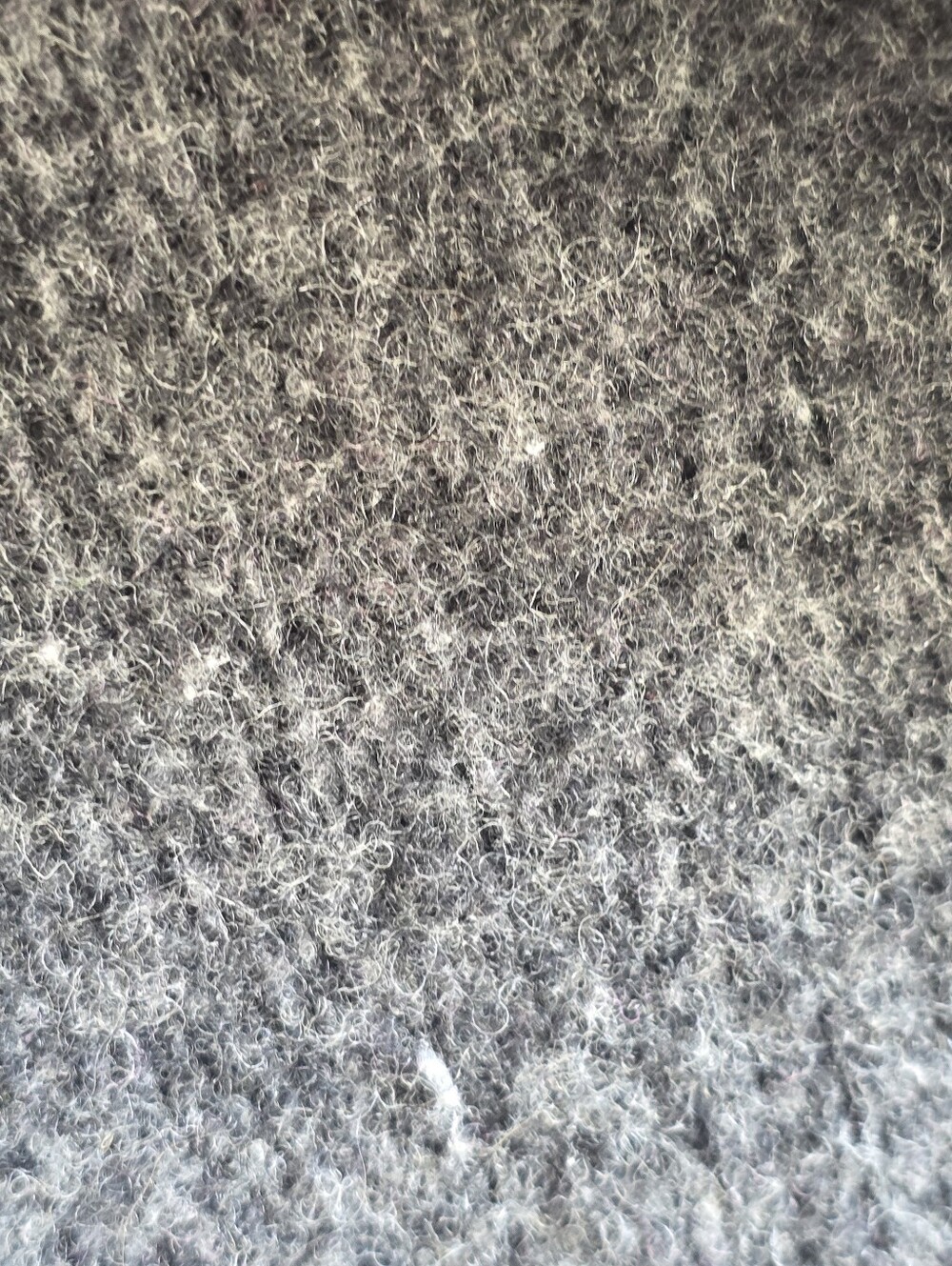 L.L. Bean Women's Charcoal Gray Full-Zip Wool Blend Cardigan - Picture 3 of 3
